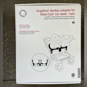 NIB Bugaboo Donkey car seat Adapter
